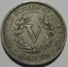 1886 Xf Liberty V-nickel  Key Date  Nice Eye Appeal  Free Shipping
