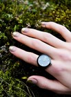 Vintage La Mer Collections Ring Watch Ip Gold Finish Size 7