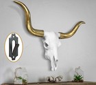 10 European Mount Skull Hanger Deer Skulls Euro Mounts Black 