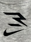 Nwt Nike 3brand Sweatshirt Youth Boys 8 Heather Gray New