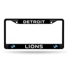 Nfl Football Black Chrome License Plate Frame With Plastic Inserts 12 x6  Auto A