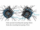 15mm 60 100-14   80 100-12 Wheel Tire Rim For Ssr Crf50 110cc 125 Taotao Apollo