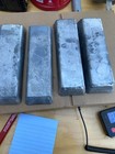 56   Lead Clip On Wheel Weight Ingots Cleaned And Fluxed Several Times 