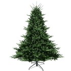 6ft Realistic Artificial Unlit Christmas Tree With 1673 Pe pvc Tips For Home