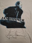 Signed M Jan Hammer T-shirt   Size  Medium - Autographed