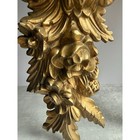 Vintage Italian Florentine Gilt Wood Wall Plaques 23 5    Hollywood Regency Swag