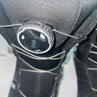 Burton Grom Boa Kids Snowboard Boots Black White Size 13c Us 12 Wob