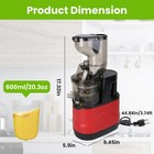 300w Electric Cold Press Juicer Machine Vegetable Juice Fruit Juicer Portable