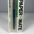 Vintage Papermate Powerpoint Malibu Pen Blue Medium Blue Ink 1986 Nos New