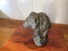 Atq cast Iron Lion Statue 1900   s strong Details unmodified 3   t x 4 25   l marked