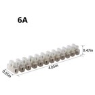 10pcs 12position 6amp Wire Connector Dual Row Screw Barrier Block Terminal Strip