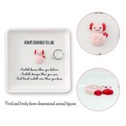 Home Smile You Are Brave Than Think Gifts Ring Dish Jewelry White