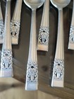 Oneida Community Coronation Silverplate Teaspoons 6-1 8  Lot Of 7 Vintage