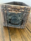 Vintage Antique Singer Treadle Wooden Sewing Machine Ornate Drawer W metal Pull 