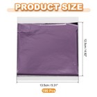 190pcs Imitation Gold Leaf Sheets For Gilding  5 3  X 5  Purple Gold