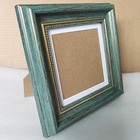 Picture Frame 5x5 Blue Square Photo Frame Desktop Display Mount On The Wall  