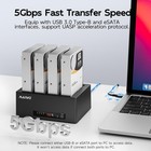 Maiwo 4 Bay Hard Drive Docking Station Cloner For 2 5 3 5 Inch Sata Hdd Ssd     