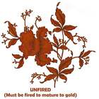 Flowers Gold Assorted Overglaze Ceramic Decals