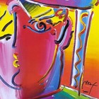 Peter Max  zero Prism  Framed Hand Signed Offset Lithograph Art