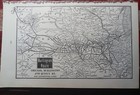 1904 Railroad Map Chicago Burlington   Quincy Railway  burlington Route  Train 