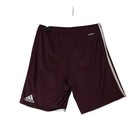 Adidas Shorts Kids 13-14 Red Mesh 3-stripes Number 12 Climacool Soccer Athletic