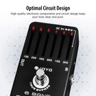 Joyo 6-band Eq Pedal Equalizer  100hz  200hz  400hz  800hz  1 6khz  3 2khz   18db
