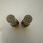 Vtg Coors Banquet Beer Miniature Amber Bottle Salt   Pepper Shakers