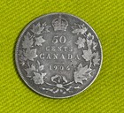 1906 Canada 50 Cents Silver Coin Circulated