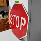 Stop Sign 30  Authentic Retired Street Traffic Road Sign Lot 12-441