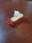 Avon Teddy Bear Collection     Teddy On Sled    Christmas Ornament Vintage