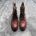 Caterpillar Work Boots Mens 13 Brown Eh Remington Steel Toe Leather Safety New