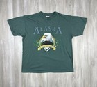 Lot Of 3 Vintage Eagle Nature Large T-shirts Colorado   Alaska Wholesale Bundle