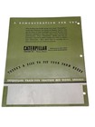 Caterpillar D4 Diesel Track Type Tractor Original Dealer Sales Brochure