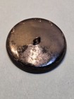 Antique Victorian Xl Picture Button - Large Floral Rose   Lily Pictorial