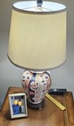 Antique Japanese Chinese Imari Porcelain Ormolu Table Lamp