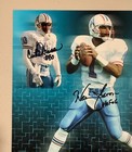 Houston Oilers Run   Shoot Multi Signed 11x14 Photo Warren Moon Hof 06 - Jsa