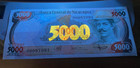Nicaragua  5000 Cordobas  L  1985  P-146  G-serie  Unc