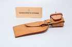 Authentic Louis Vuitton Luggage Name Tag Poignet Vachetta Leather Bag Vintage