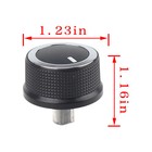    for 2008-2017 Chevrolet Express Van Savana A c Heater Temp Control Knob Gm 3pcs
