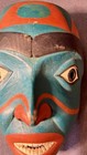 Vintage Tlingit Syle Northwest Coast Wood Mask Signed Kidder  1973 - Hand Carved