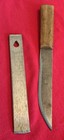 Custom Usmc Knife From File   Schrade Hs-1 Sharpener - Original Sheath