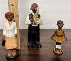 Vintage Black Americana Cassia Creation Resin Figures Hand Painted Debra Wallace