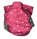 Female Dog Puppy Pet Diaper Washable Pants Sanitary Underwear Pink Polka Dot Xxs