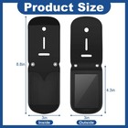 Sadnyy Police Badge Holder Neck Chain Leather Security Card Black