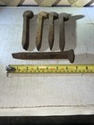 5 Vintage Railroad Spikes   New Hampshire   Old Iron   Metal Art   Train Tracks 