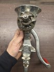 Vintage Harper No 3 Meat Grinder Made In England Hand Crank Clamp
