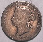 Canada - Queen Victoria - Silver 25 Cents - 1872h  heaton  - Km-5 - Cheap 