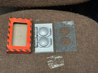 Cover Plate Outdoor Weatherproof Duplex Receptacle Aluminum   Gasket New Wr81c