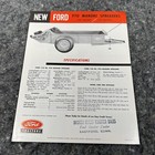Original Ford Pto Manure Spreader 100 130 Bushel Sales Brochure 1957