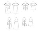  s M8570u5 Vintage 1970 s Misses  High Waisted Dress  Jumper And Top Sewing P   